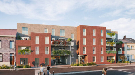 Programme immobilier neuf LE DOMAINE - Valenciennes : appartements neufs du 2 au 4 pièces en secteur Vignoble (59300) - Référence : 14952