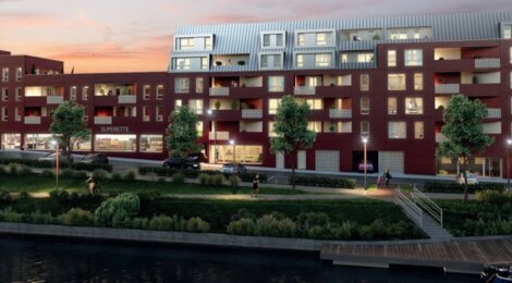 Programme immobilier neuf ESKO - Valenciennes : appartements neufs du T1 au T5 proche du Port de plaisance (59300) - Référence : 15015