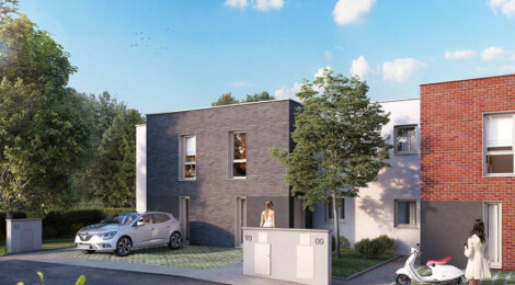 Programme immobilier neuf LE CLOS MACAREZ - Valenciennes : Appartements T2–T4 avec balcons, terrasses et prestations haut de gamme proche des transports (59300) - Référence : 14190