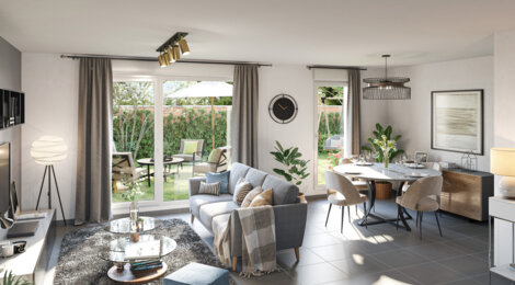Programme immobilier neuf LE DOMAINE D'HARPIGNIES -  Valenciennes : maisons et appartements neufs du 2 au 4 pièces en quartier Saint-Roch (59300) - Référence : 14825
