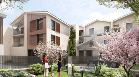 Programme immobilier neuf LE CLOS ST AGATHE - Valergues réhabilitation de caractère près de la gare routière (34130) - Référence : 12114