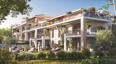 Programme immobilier neuf L'escale - Vallauris : appartements neufs du studio au 4 pièces proche de Golfe-Juan (06220) - Référence : 14326