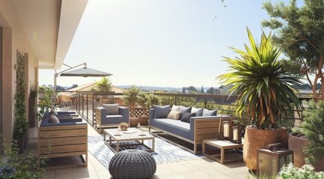 Programme immobilier neuf L'escale - Vallauris : appartements neufs du studio au 4 pièces proche de Golfe-Juan (06220) - Référence : 14326