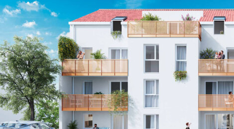 Programme immobilier neuf FLEURS BLANCHES - Vallet : Appartements T2–T4 avec terrasses, parking sécurisé et proximité centre-ville (44330) - Référence : 6786