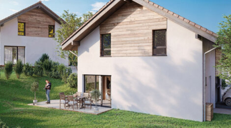 Programme immobilier neuf Les villas Eloquence - Vallières-sur-Fier à moins de 10 min de Rumilly (74150) - Référence : 12639