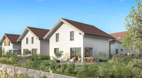 Programme immobilier neuf Domaine des oiseaux - Vallières-sur-Fier proche Annecy et Rumilly (74150) - Référence : 17128