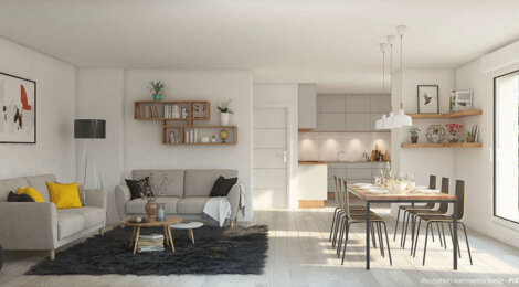 Programme immobilier neuf NOMINOË - Vannes à proximité piétonne du centre (56000) - Référence : 15681
