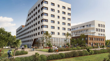 Programme immobilier neuf ALPHA - Vannes résidence étudiante à deux pas de l’Université de Bretagne Sud (56000) - Référence : 10957
