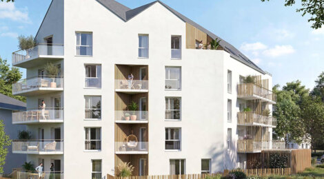 Programme immobilier neuf Vannes - Rivage Nature - Vannes résidence verdoyante près de l’Université Bretagne Sud (56000) - Référence : 17913