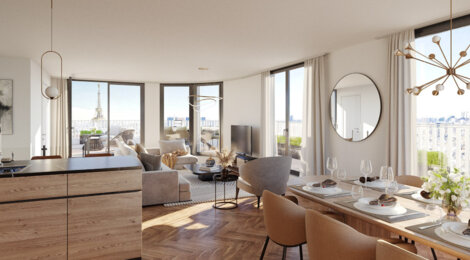 Programme immobilier neuf ALLURE - Vanves à deux pas métro 12 et tram T2 (92170) - Référence : 16620