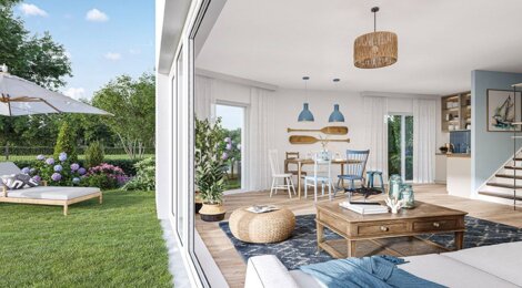 Programme immobilier neuf LES COTTAGES DU HÔME - Varaville à proximité de la plage (14390) - Référence : 12155