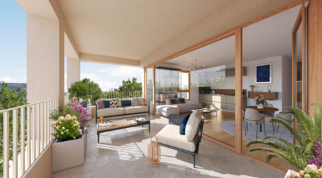 Programme immobilier neuf RenouVaulx - Vaulx-en-Velin : appartements neufs 2 à 5 pièces à 2 min du tram T9 et proche de Lyon (69120) - Référence : 15992