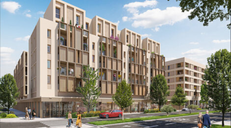 Programme immobilier neuf RenouVaulx - Vaulx-en-Velin : appartements neufs 2 à 5 pièces à 2 min du tram T9 et proche de Lyon (69120) - Référence : 15992