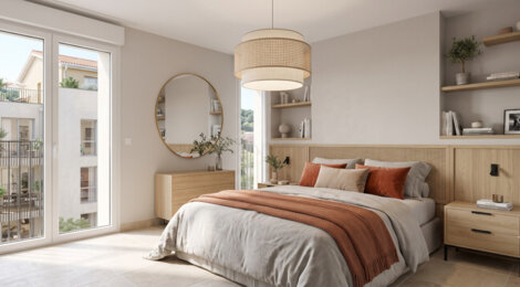 Programme immobilier neuf O'Village - Vaulx-en-Velin : appartements neufs du 2 au 4 pièces en quartier Village (69120) - Référence : 14887