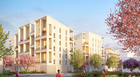 Programme immobilier neuf KOZY - Vaulx-en-Velin : appartements neufs du studio au 5 pièces proche du futur tramway T9 (69120) - Référence : 16022
