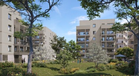 Programme immobilier neuf SOHA - Vaulx-en-Velin appartements neufs La Soie à 15 min métro A (69120) - Référence : 15925