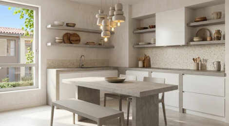 Programme immobilier neuf Les Villas Flora - Vaulx-en-Velin : Maisons T3–T5 avec jardins, garages sécurisés et Prêt à Taux Zéro dans le quartier pavillonnaire du Village-Nord (69120) - Référence : 6580