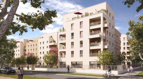 Programme immobilier neuf Résidence SOLINE - Vaulx-en-Velin proche centre commercial et métro A (69120) - Référence : 16032