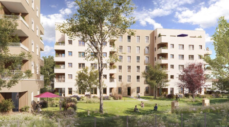 Programme immobilier neuf Résidence SOLINE - Vaulx-en-Velin proche centre commercial et métro A (69120) - Référence : 16032
