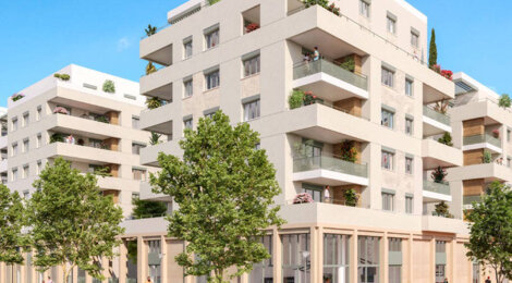 Programme immobilier neuf NATURE EN VILLE - Vaulx-en-Velin proche mairie et futur tramway T9 (69120) - Référence : 16031