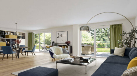 Programme immobilier neuf LE JARDIN DES ARTS - Vauréal : Appartements T1–T4 et maisons T4–T5 avec jardins, balcons et garages proche des commerces (95490) - Référence : 3209