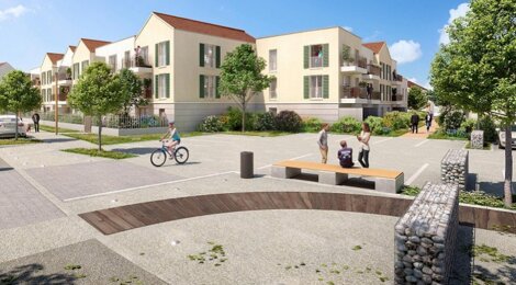 Programme immobilier neuf Villa des Ormessons - Vaux-le-Pénil : Appartements T2–T5 avec loggias, balcons et RT2012 proche de la mairie (77000) - Référence : 5886