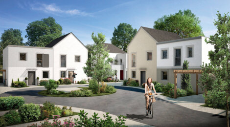 Programme immobilier neuf Le Domaine Fleuri - Veigné : Maisons T3–T5 avec jardins privatifs, parking sécurisé et proximité centre-ville (37250) - Référence : 12010