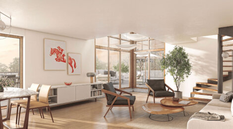 Programme immobilier neuf LINEA ROSA - Vélizy Villacoublay appartements lumineux près des pôles économiques (78140) - Référence : 17610