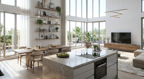 Programme immobilier neuf LINEA ROSA - Vélizy Villacoublay appartements lumineux près des pôles économiques (78140) - Référence : 17610