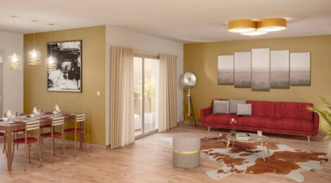 Programme immobilier neuf Lou Marques - Vendargues : Appartements T2–T4 avec terrasses, parking sécurisé et proximité centre-ville (34740) - Référence : 14622