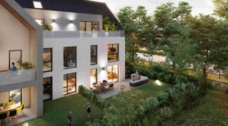 Programme immobilier neuf Square VendHome - Vendenheim : appartements neufs proche du Shopping Promenade, bord de canal et espaces verts (67550) - Référence : 12385