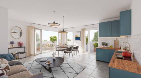 Programme immobilier neuf Le 349 - Moulin à vent - Vénissieux à 20 minutes du Parc Blandan (69200) - Référence : 15993