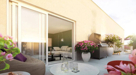 Programme immobilier neuf EN VUE - Vénissieux : appartements neufs du 2 au 4 pièces face au parc du Clos Layat (69200) - Référence : 15178