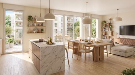 Programme immobilier neuf Tilia - Vénissieux appartements neufs du studio au 4 pièces proches du métro D (69200) - Référence : 18560