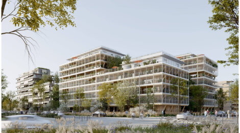Programme immobilier neuf L'archipel - Vénissieux : appartements neufs du studio au 5 pièces en ZAC Grand Parilly (69200) - Référence : 15094