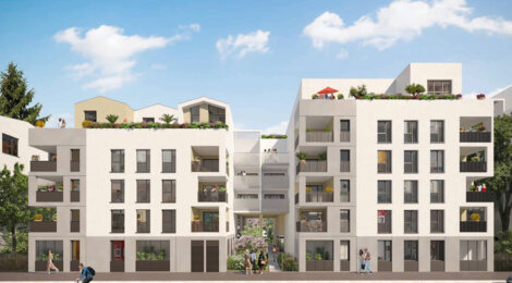 Programme immobilier neuf Pressensé Park - Vénissieux : appartements neufs du studio au 5 pièces proche bus et T6 (69200) - Référence : 15159