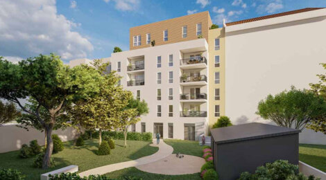 Programme immobilier neuf SERENITY - Vénissieux : Appartements studio–T4 avec terrasses, parking et proximité tramway T6 (69200) - Référence : 17140