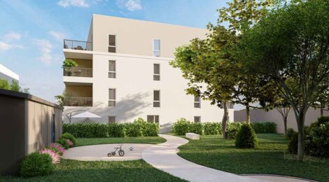 Programme immobilier neuf SERENITY - Vénissieux : Appartements studio–T4 avec terrasses, parking et proximité tramway T6 (69200) - Référence : 17140