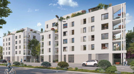 Programme immobilier neuf L'Emeraude - Vénissieux Moulin à Vent proche des tramways T4 et T6 (69200) - Référence : 15997