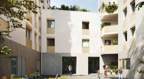Programme immobilier neuf L'INSTANT - Vénissieux proche de la Place Bellecour en métro D (69200) - Référence : 17142