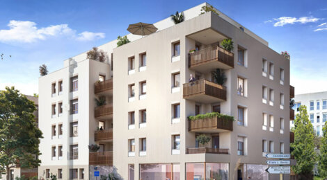 Programme immobilier neuf PLEIN CENTRE - Vénissieux proche parc et transports accès rapide Lyon (69200) - Référence : 17465