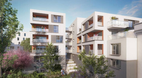 Programme immobilier neuf KUBIK GARDEN - Vénissieux résidence intimiste en plein centre-ville (69200) - Référence : 17644