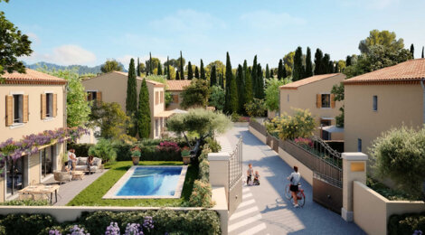 Programme immobilier neuf DOMAINE OLEA - Ventabren villas proches des commerces et d’Aix-en-Provence (13122) - Référence : 18619