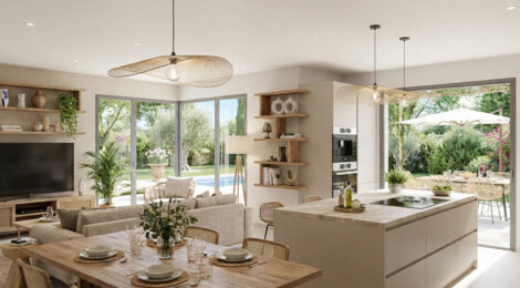 Programme immobilier neuf DOMAINE OLEA - Ventabren villas proches des commerces et d’Aix-en-Provence (13122) - Référence : 18619
