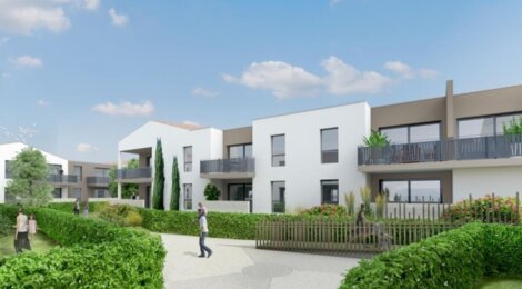 Programme immobilier neuf HERACLES - Vergèze : appartements T2-T4 duplex avec jardins et parking sécurisé (30310) - Référence : 11952