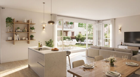 Programme immobilier neuf Harmonia - Vern sur Seiche appartements lumineux à deux pas de la gare TER (35770) - Référence : 17526