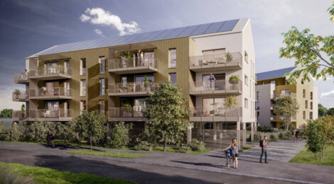 Programme immobilier neuf LES JARDINS DU CLOS SOTIN - Vern-sur-Seiche : appartements neufs au cœur du quartier gare, jardin paysager et confort moderne (35770) - Référence : 11059