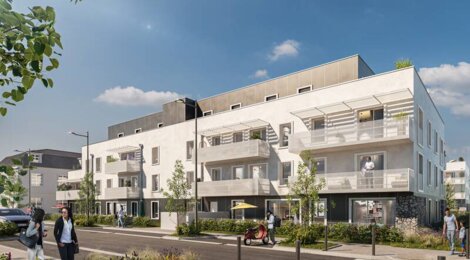 Programme immobilier neuf Le Jardin des Officiers - Vernon : appartements neufs sur les berges de Seine, à 15 min du centre-ville (27200) - Référence : 14686