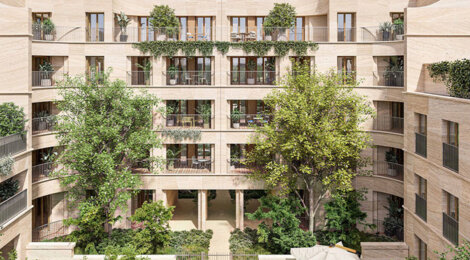 Programme immobilier neuf PATIO SATORY - Versailles appartements neufs à 8 min du métro 18 (78000) - Référence : 17281