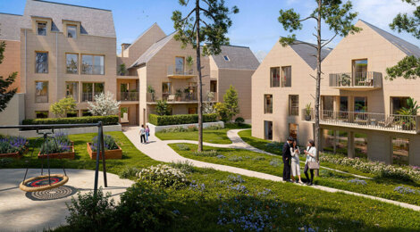 Programme immobilier neuf Les Jardins du Fontainier - Versailles résidence calme proche UVSQ et ligne L (78000) - Référence : 17745